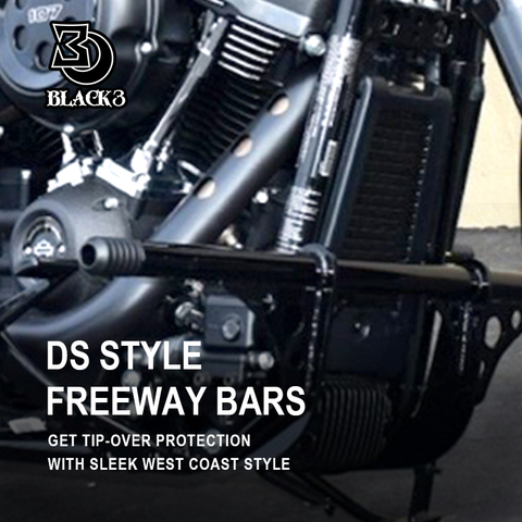 DS STYLE FREEWAY BARS FRONT AND REAR Flat-Out Bar