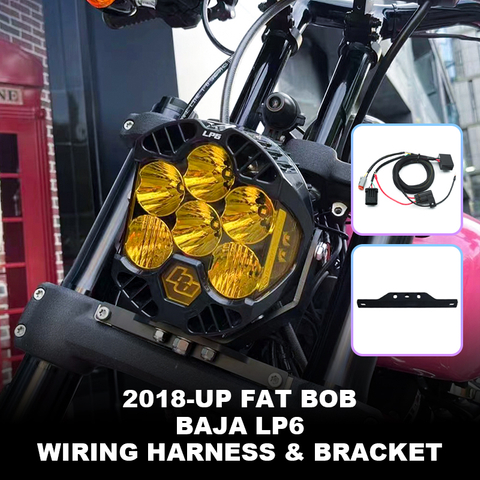 Baja LP6 Wiring Harnessfor and Bracket For 2018-UP Fat Bob
