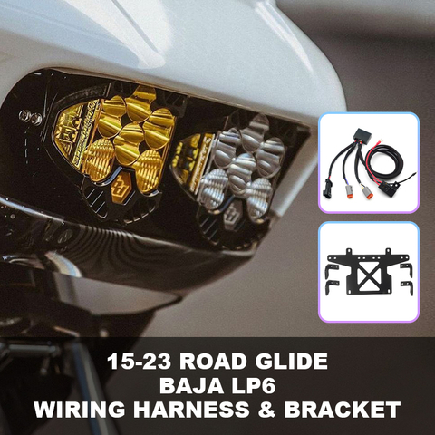 Baja LP6 Wiring Harnessfor and Bracket For 2015-2023 Road Glide