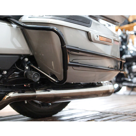 Rear Saddlebag Guards and Saddlebag Guard Rails