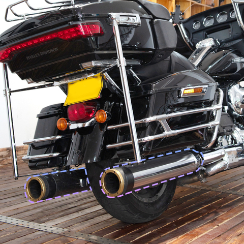 Touring Adjustable Slip-On Exhaust