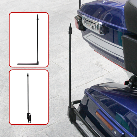 Saddlebag Bottom and Guard Rails Flagpole