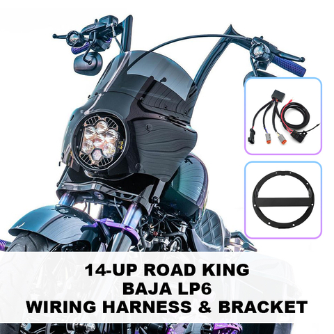 Baja LP6 Wiring Harnessfor and Bracket For 2014-UP Road King
